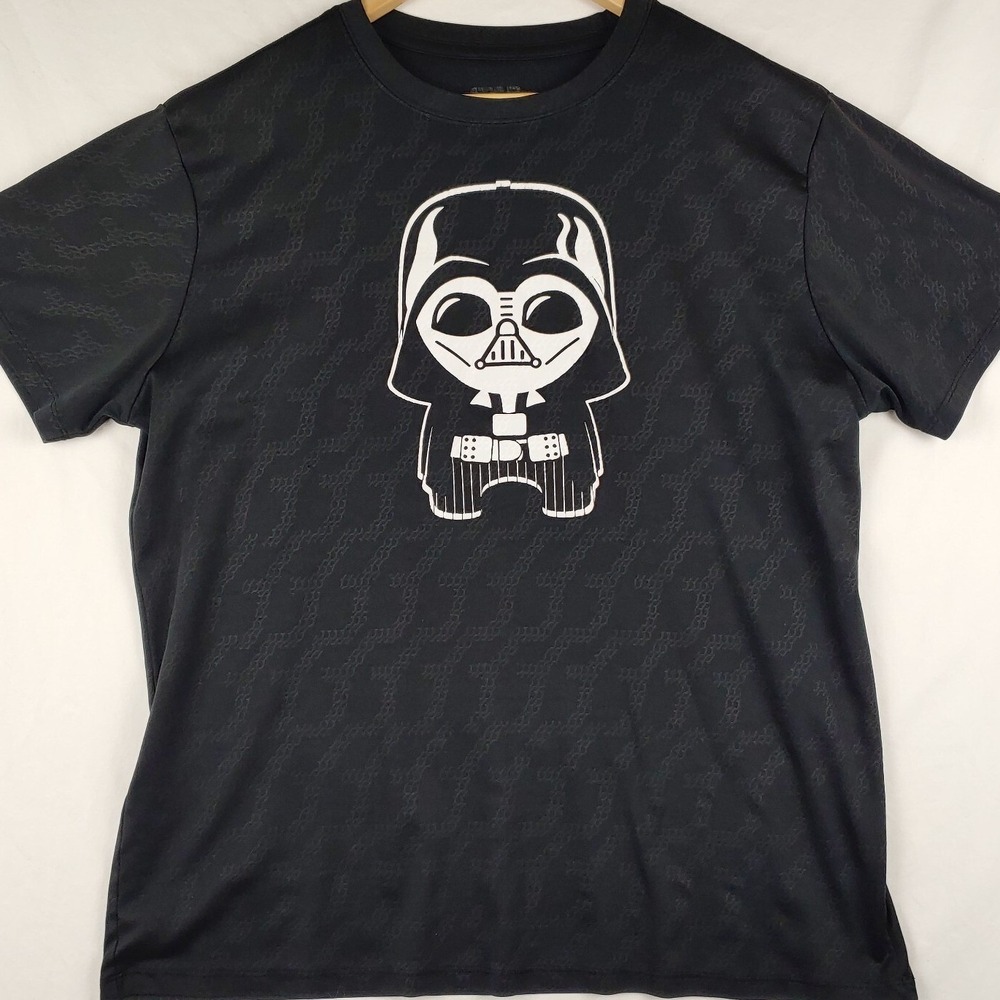 Star Wars Mad Engine Darth Vader Chibi Shirt Mens XL Black Short Sleeve